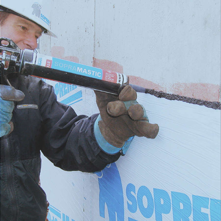 SOPREMA Products | Wall Systems | Air & Vapor Barrier | SOPRASEAL® Stick VP